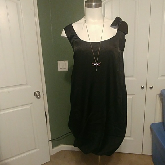 Lane Bryant Dresses & Skirts - Lane Bryant Mini Lined Black Dress 20